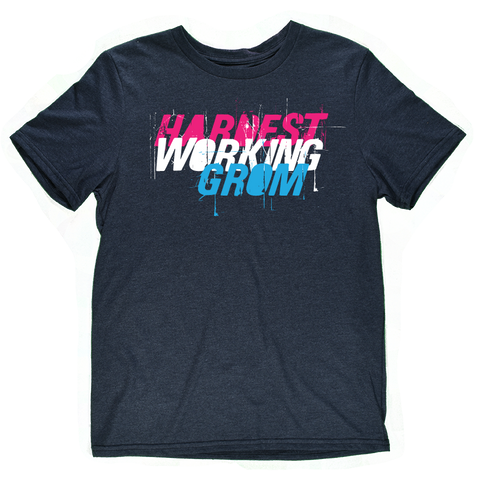 HARDEST WORKING GROM V.1 ECCO SURF TSHIRT