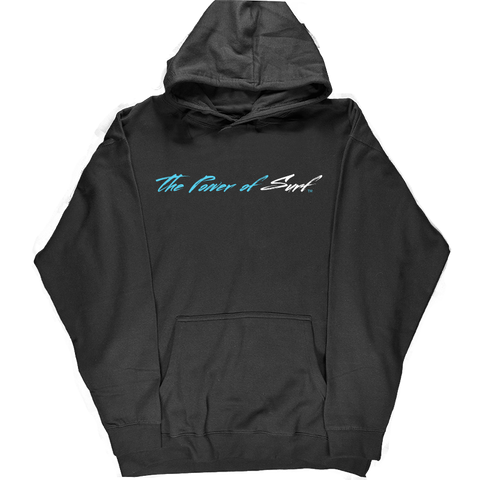 COTTON FLEECE HOODIE - POWER OF SURF